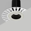 ORBITA PLASTER-IN White/Black 24° 2700K Mains Dim